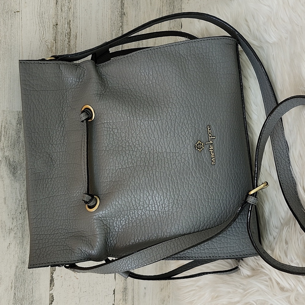 NANETTE LEPORE LEATHER CROSSBODY BAG - Picture 13 of 13